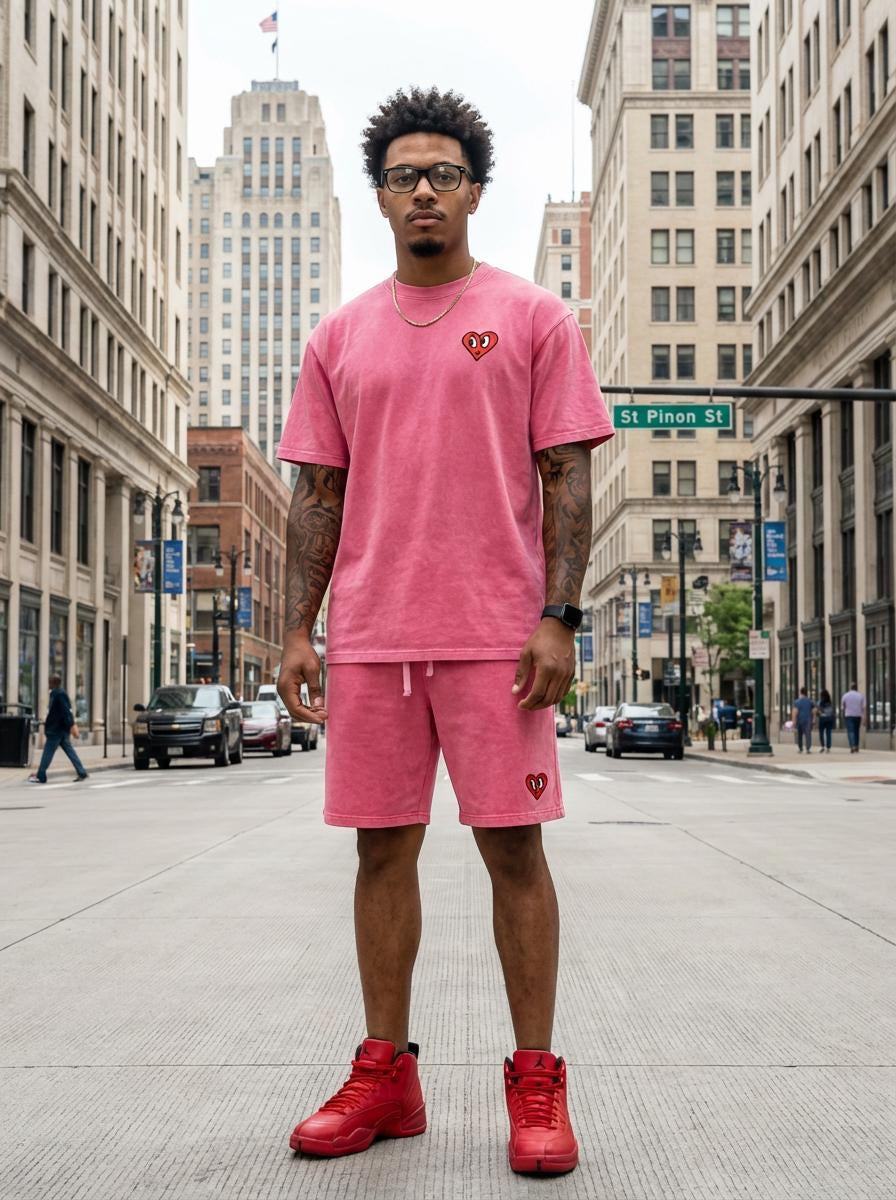 Vintage Heart Short Set